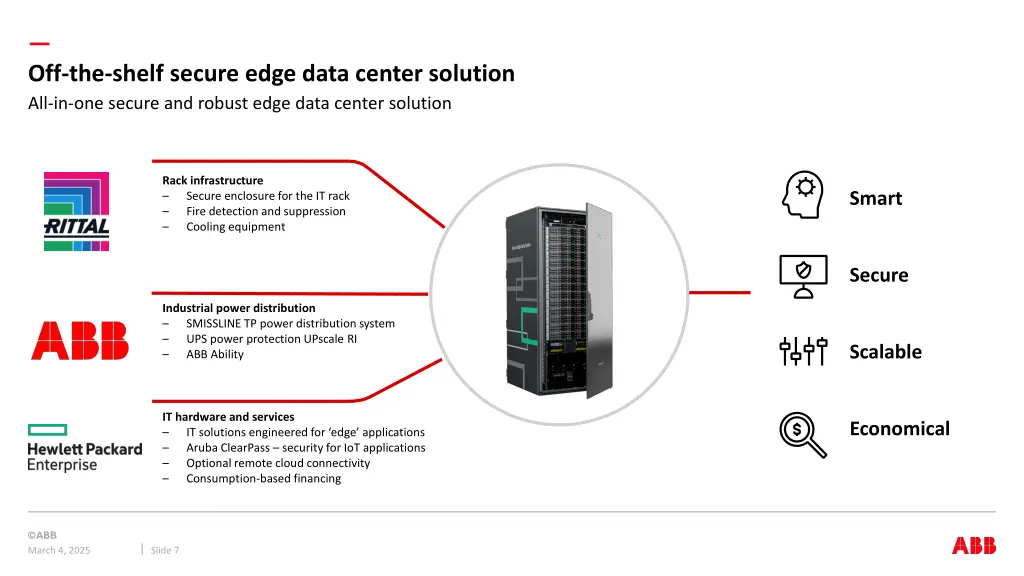 off the shelf secure edge data center solution