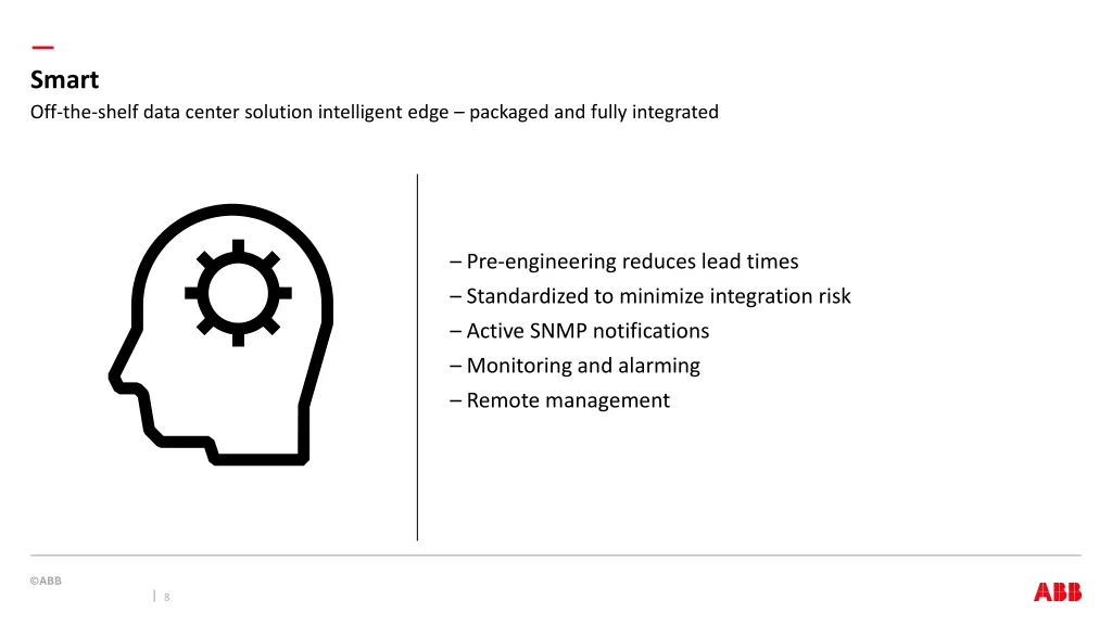 smart off the shelf data center solution