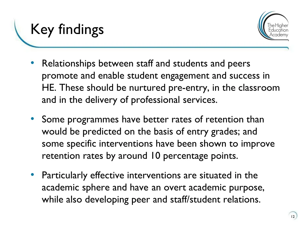 key findings 1