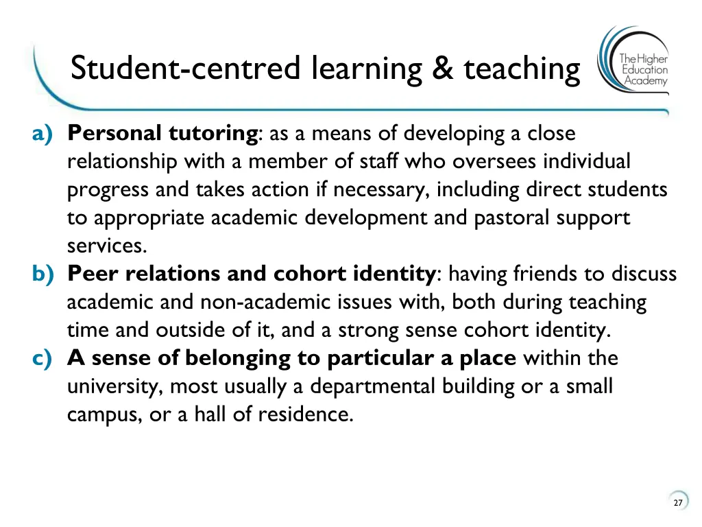 student centred learning teaching 1