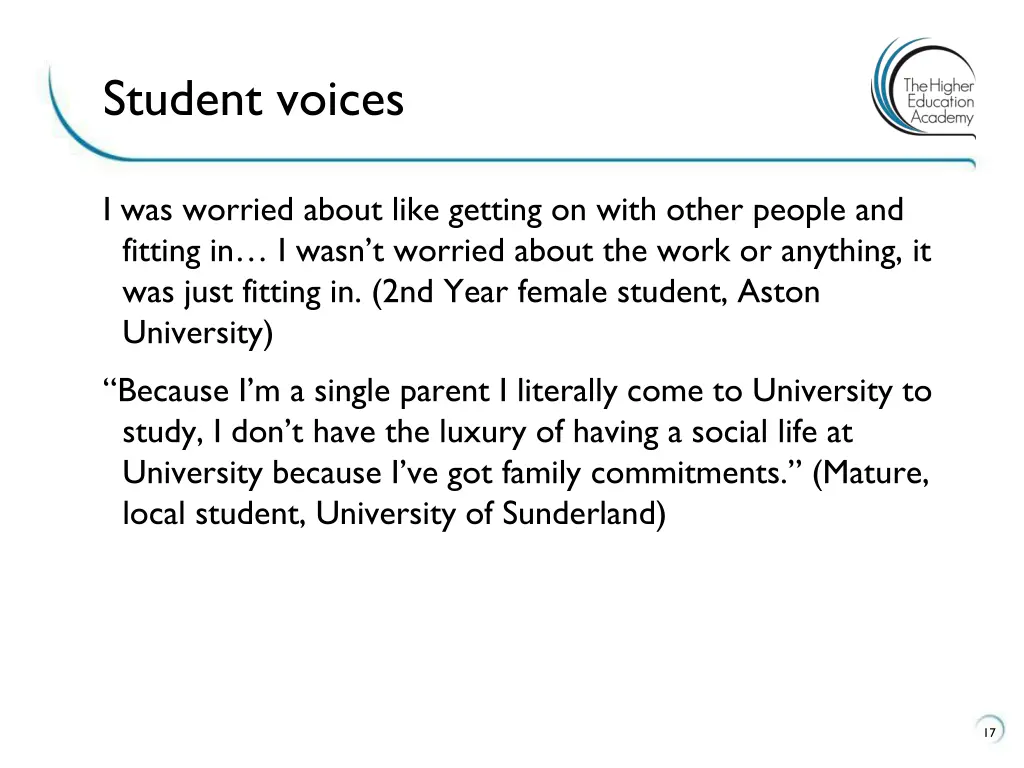 student voices 1