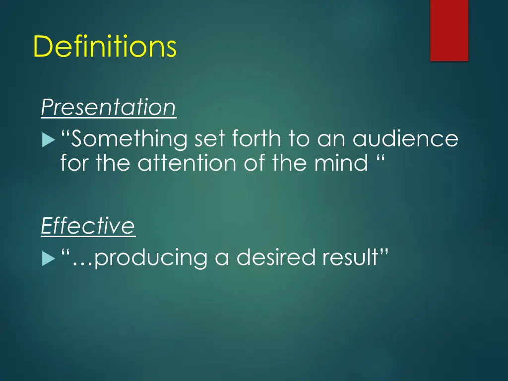 definitions