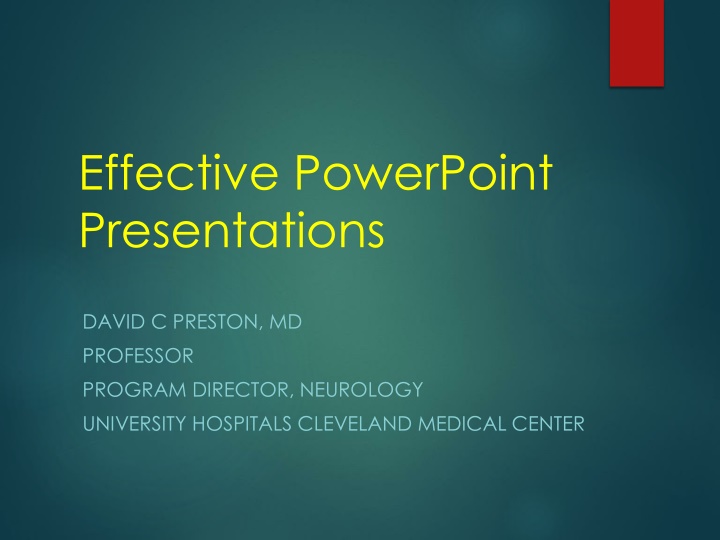 effective powerpoint presentations