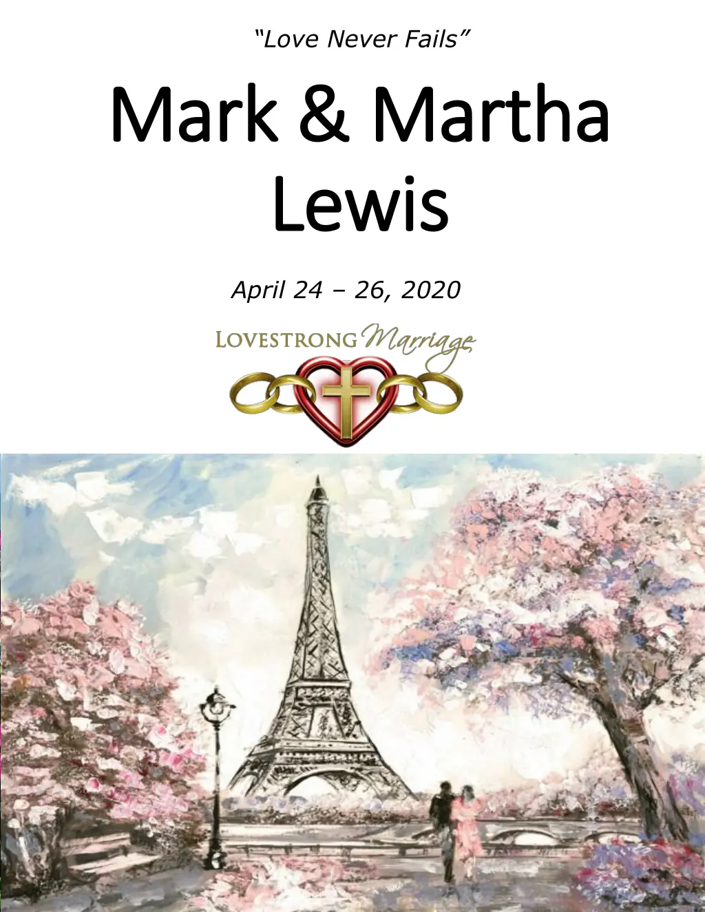 love never fails 19