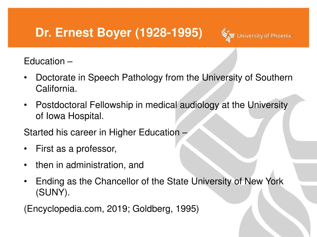 dr ernest boyer 1928 1995