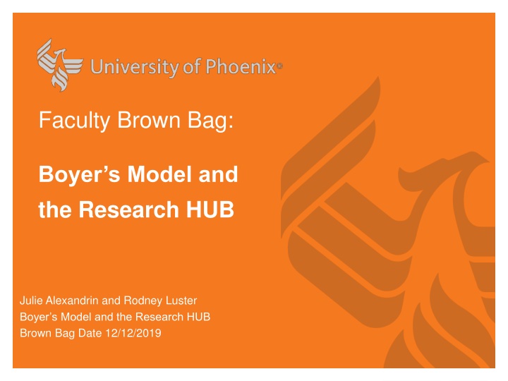 faculty brown bag