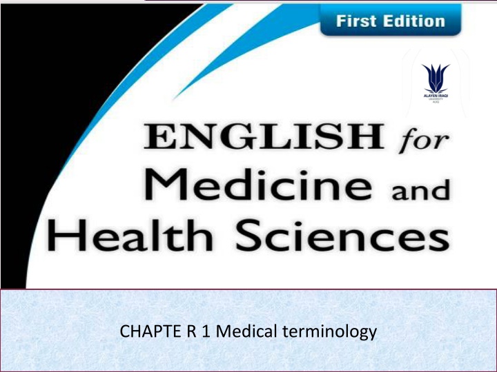 chapte r 1 medical terminology