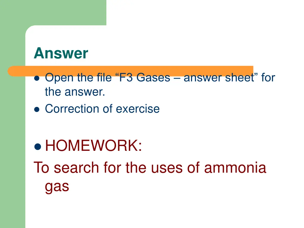 answer