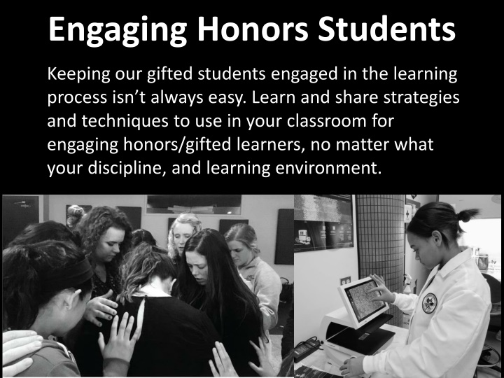 engaging honors students