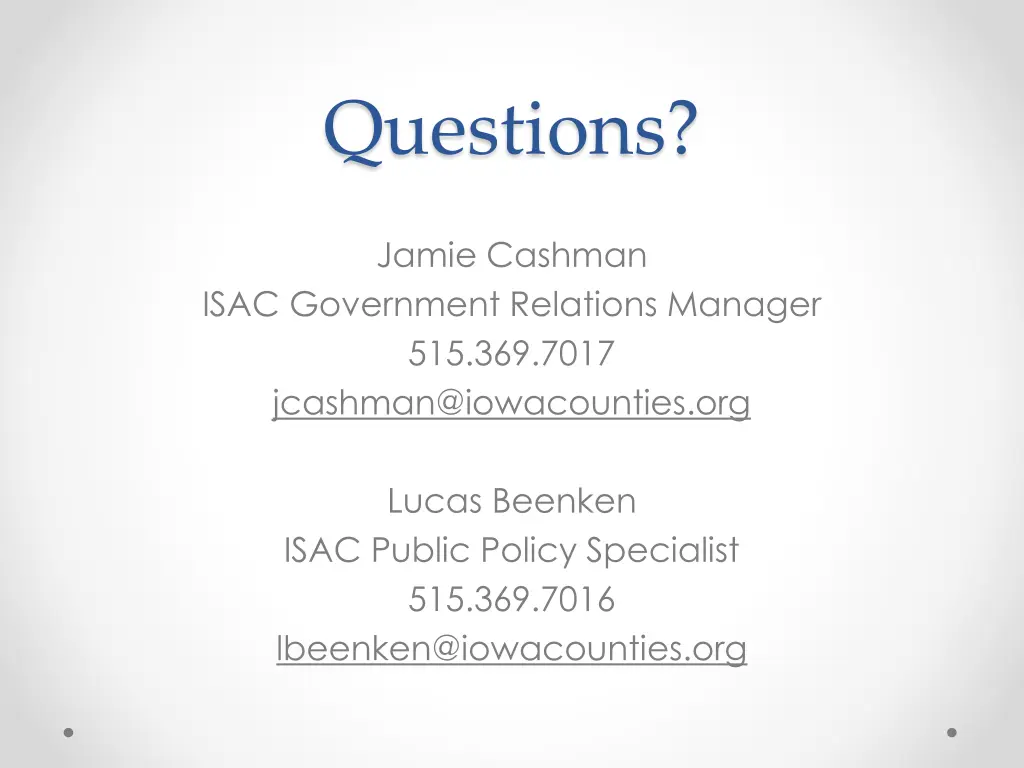 questions