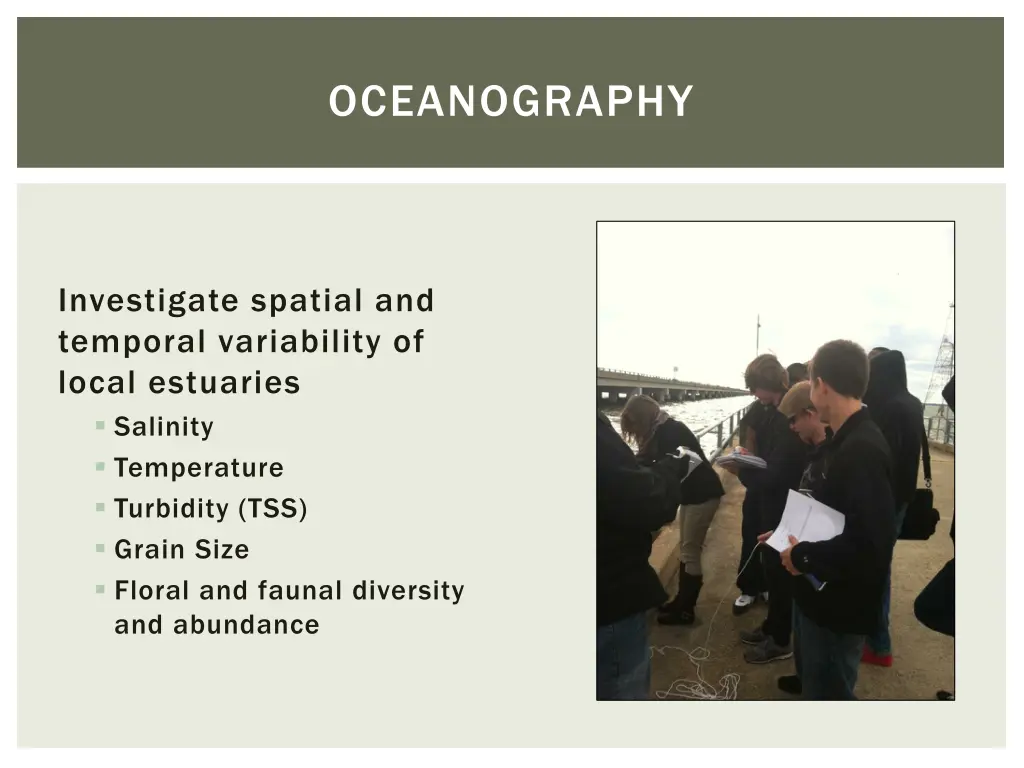 oceanography