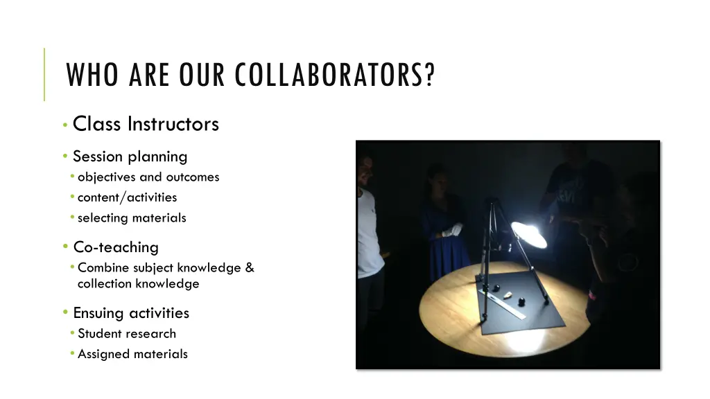 who are our collaborators 1