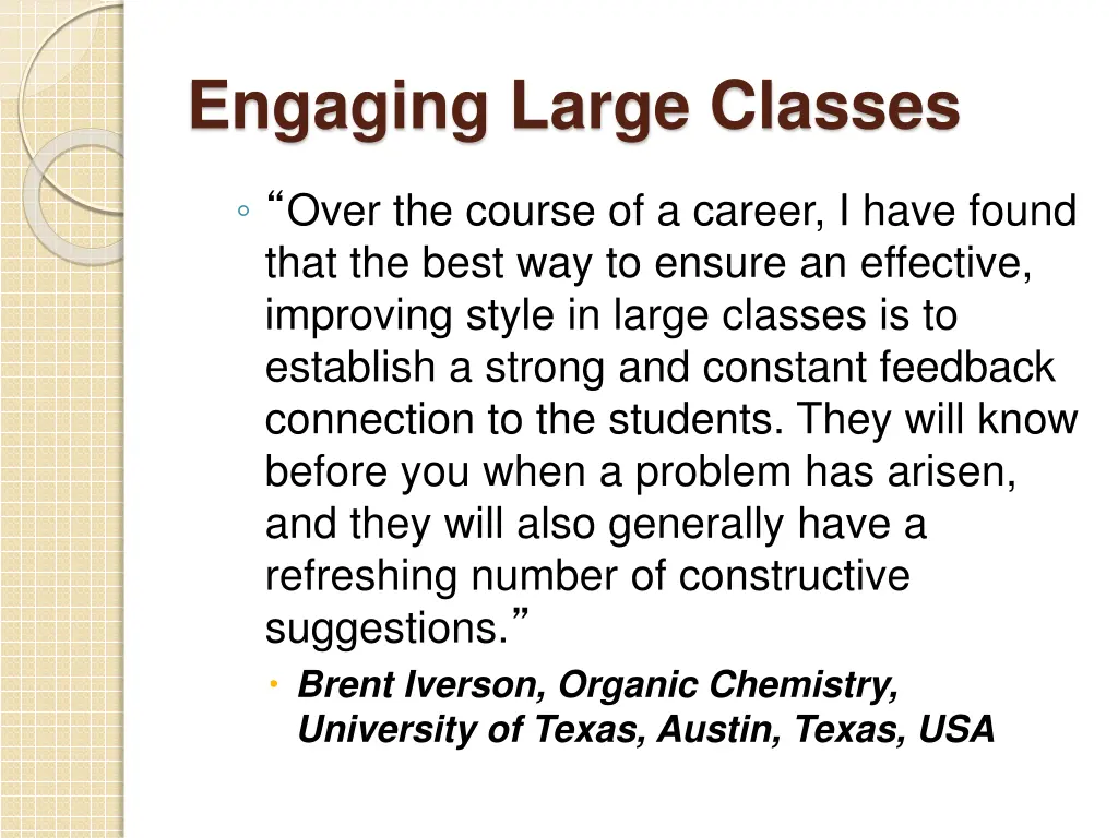 engaging large classes 4