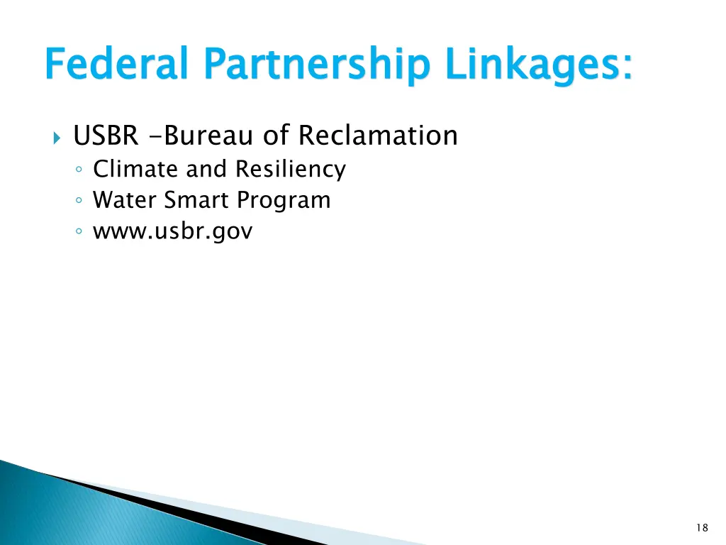 federal partnership linkages 11