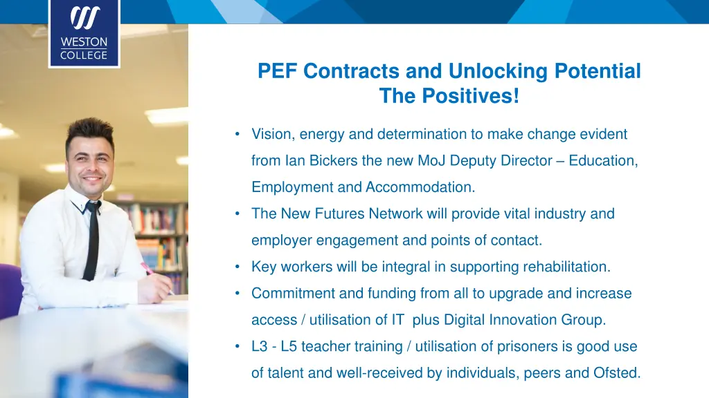pef contracts and unlocking potential 1