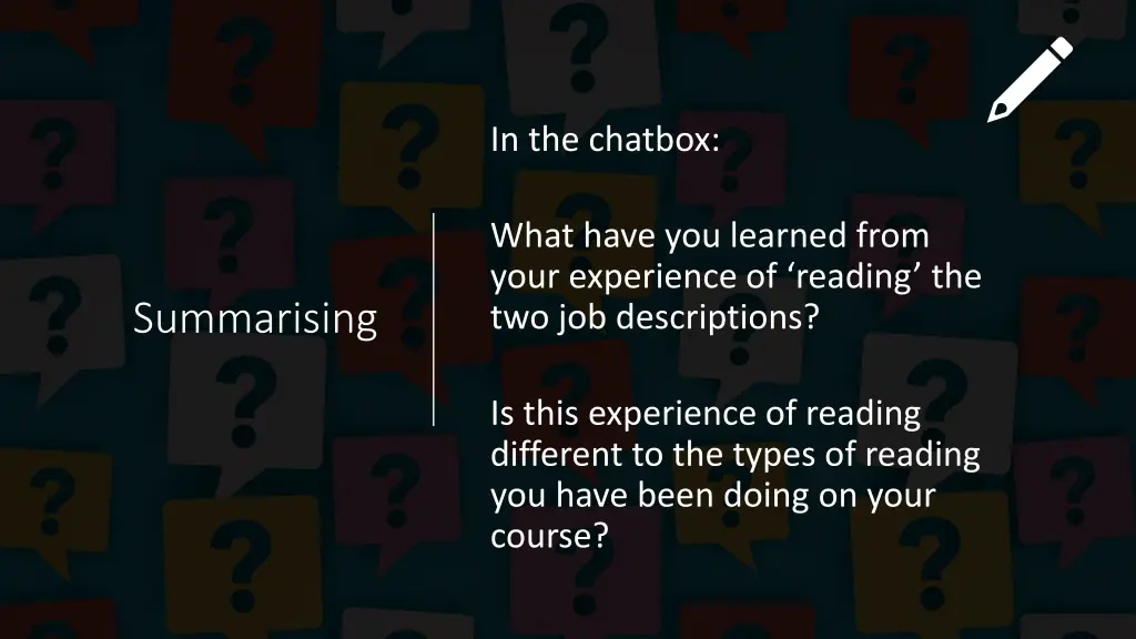 in the chatbox
