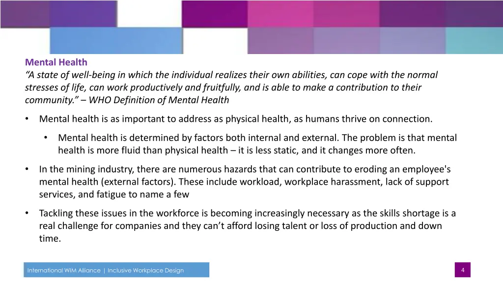 mental health a state of well being in which