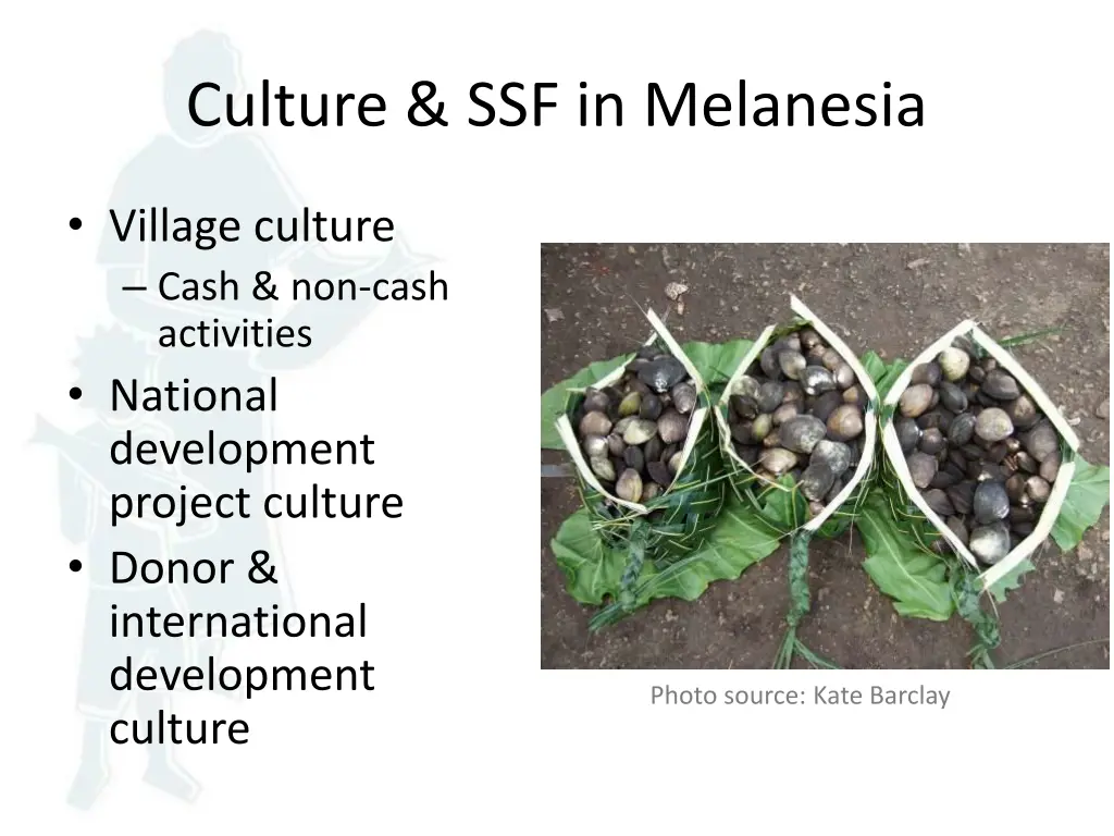 culture ssf in melanesia