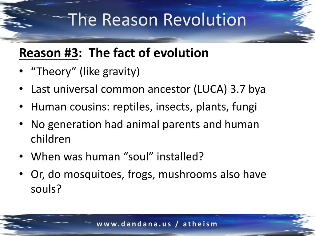 the reason revolution 13