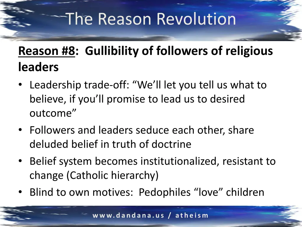 the reason revolution 21