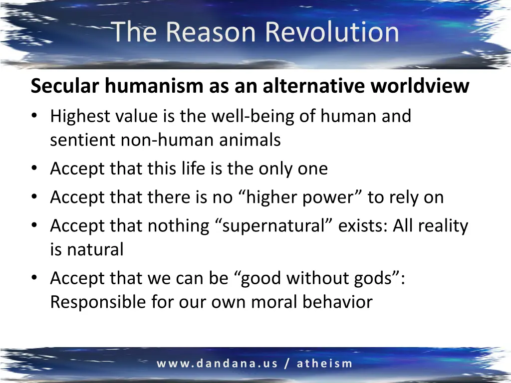 the reason revolution 25