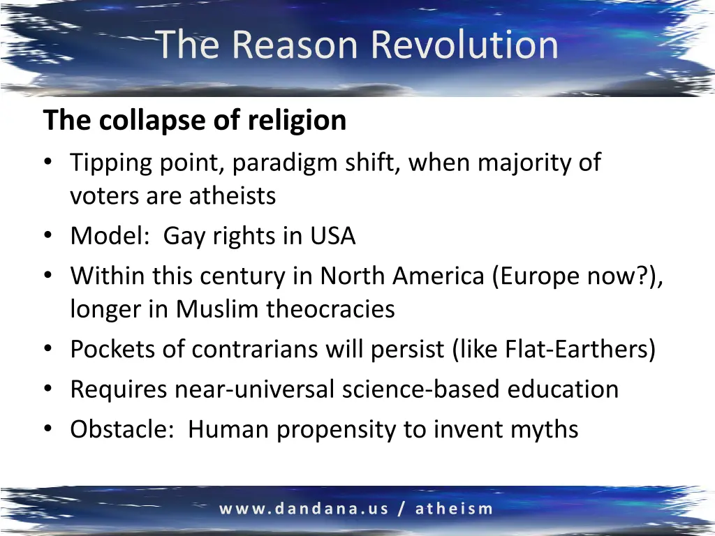 the reason revolution 31