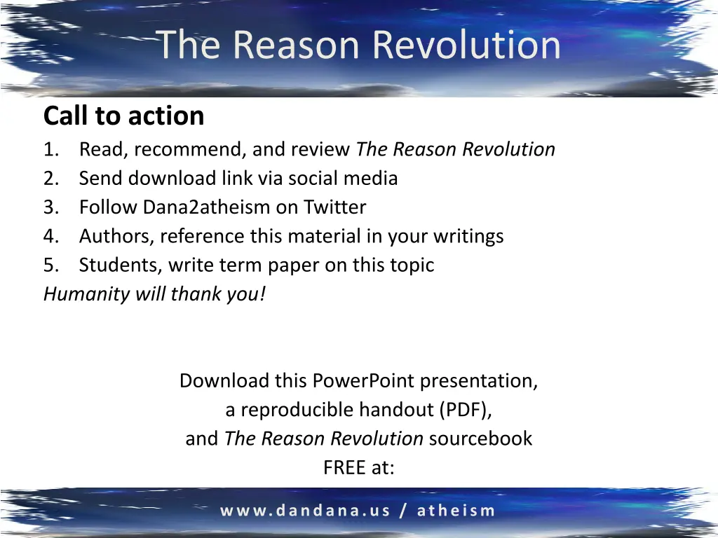 the reason revolution 37