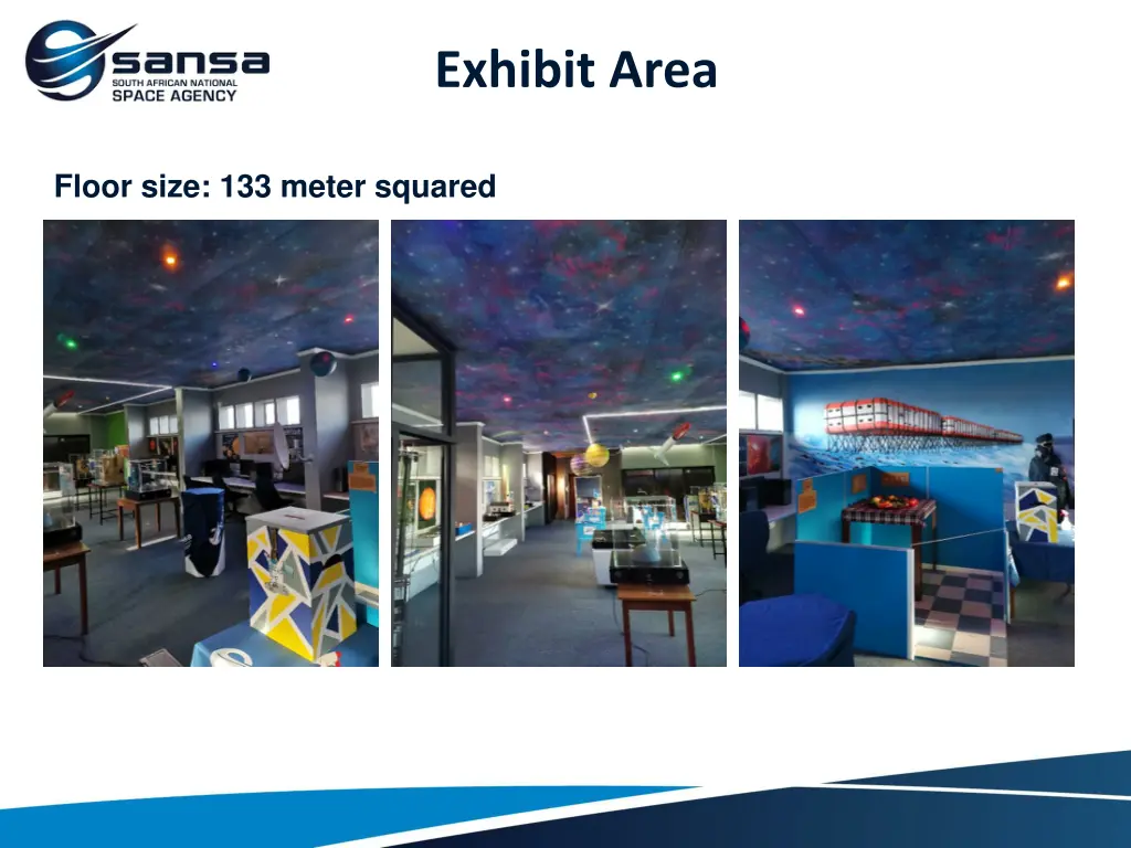 exhibit area