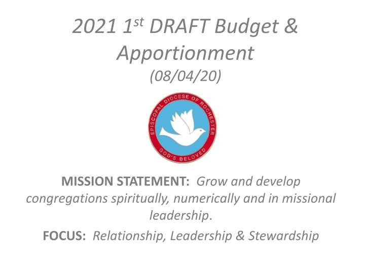 2021 1 st draft budget apportionment 08 04 20