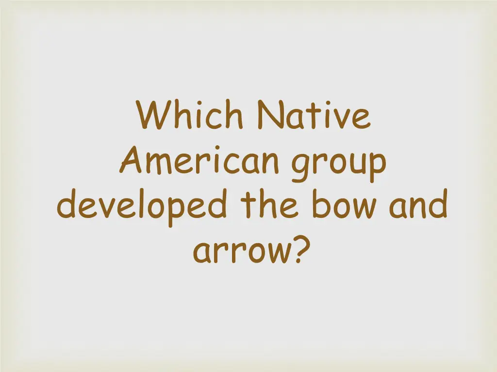 which native american group developed