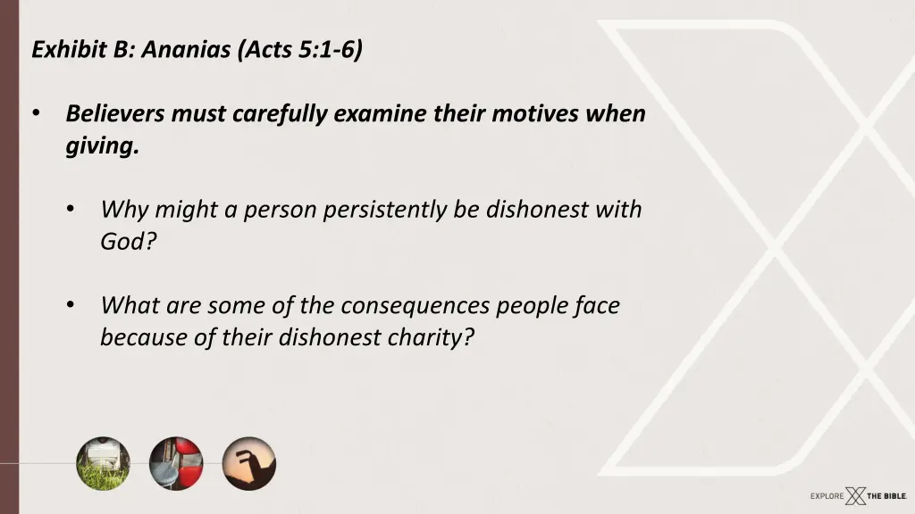 exhibit b ananias acts 5 1 6 1