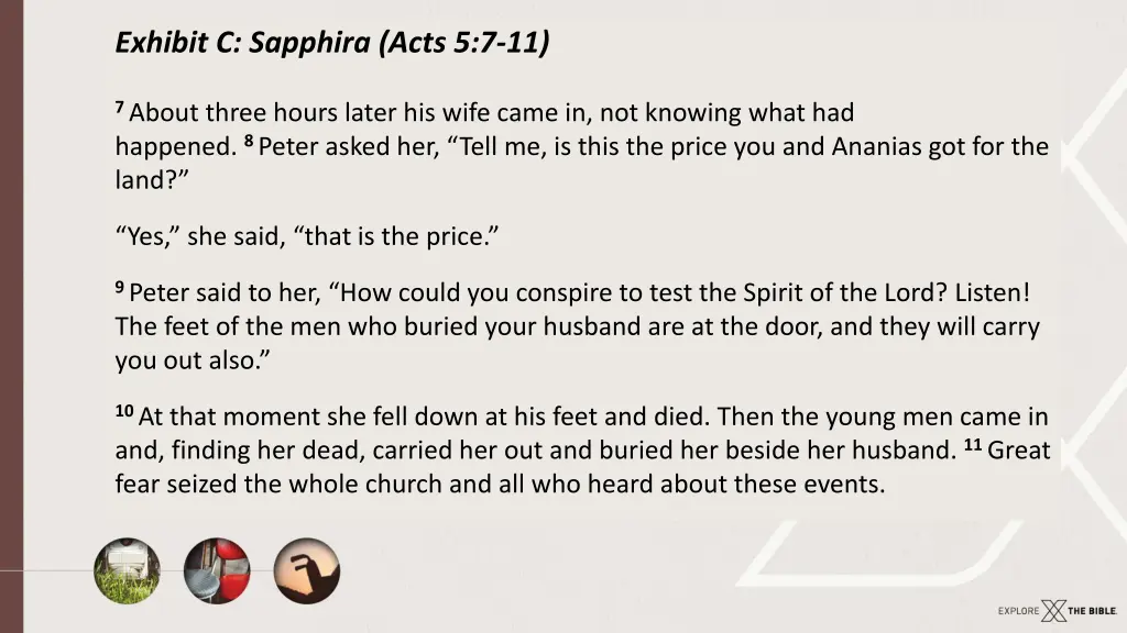 exhibit c sapphira acts 5 7 11