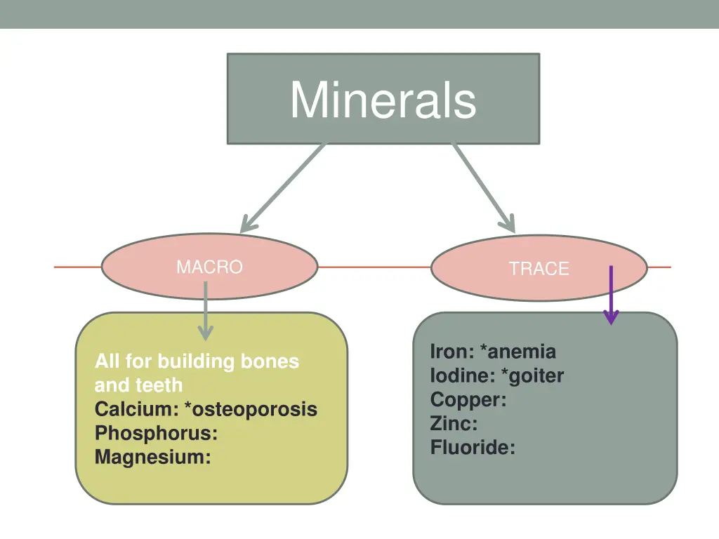 minerals