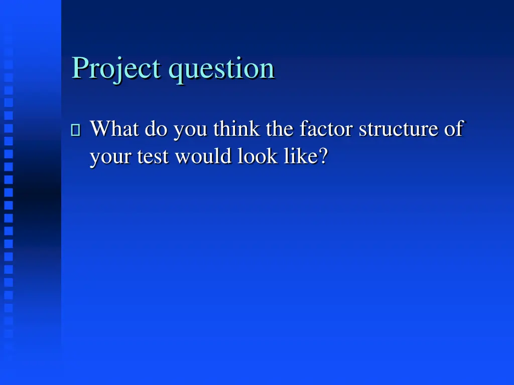 project question