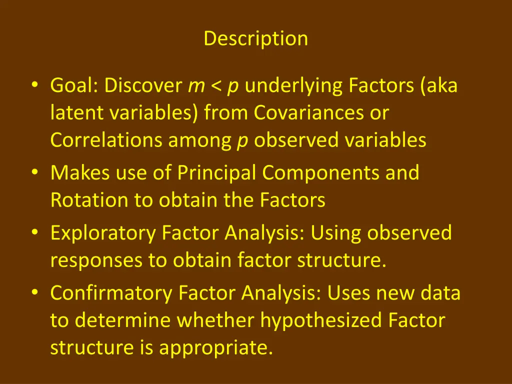 description