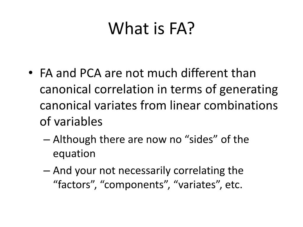 what is fa 1