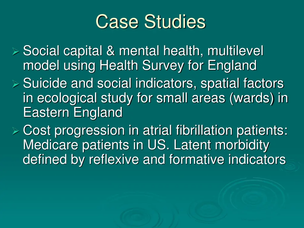 case studies 1