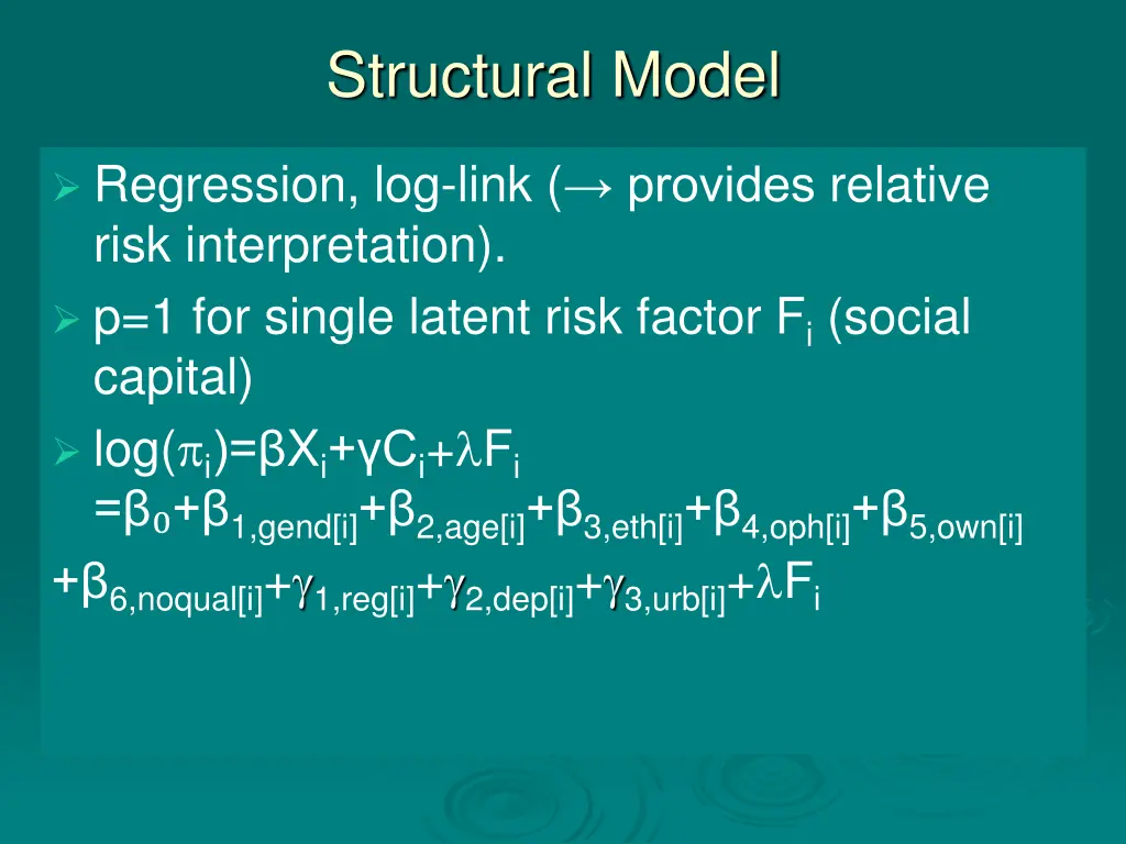 structural model