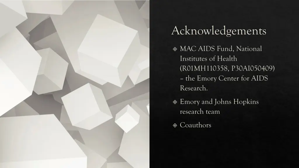 acknowledgements