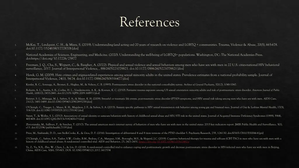references
