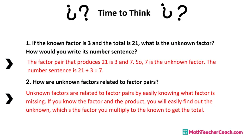time to think