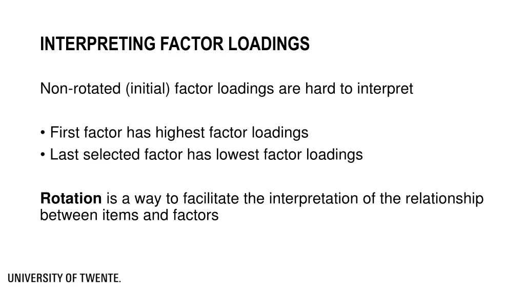 interpreting factor loadings