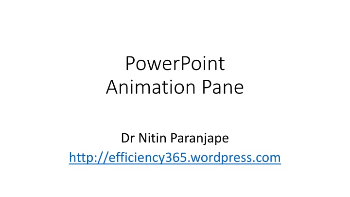 powerpoint animation pane
