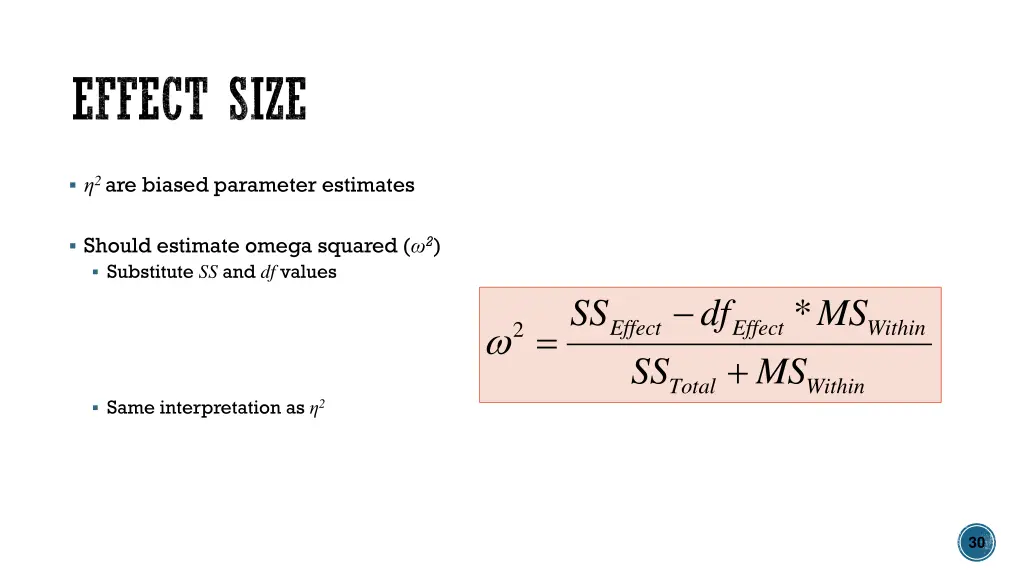 effect size