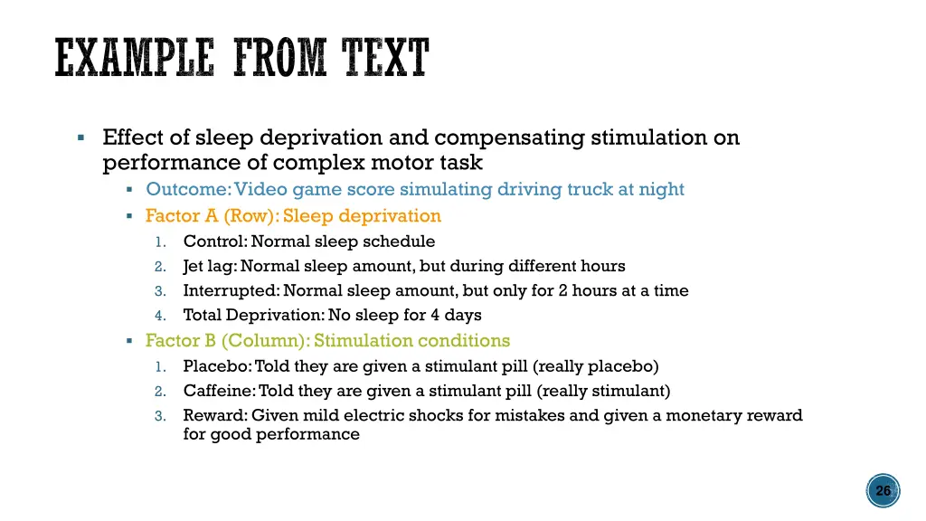 example from text