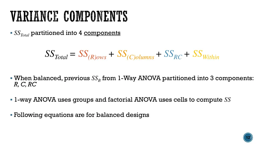 variance components