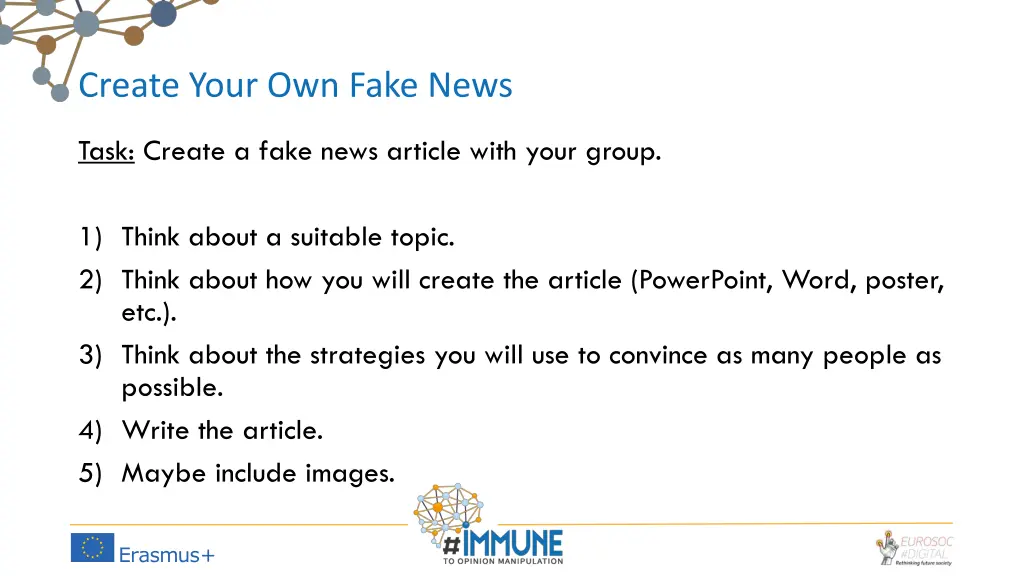 create your own fake news