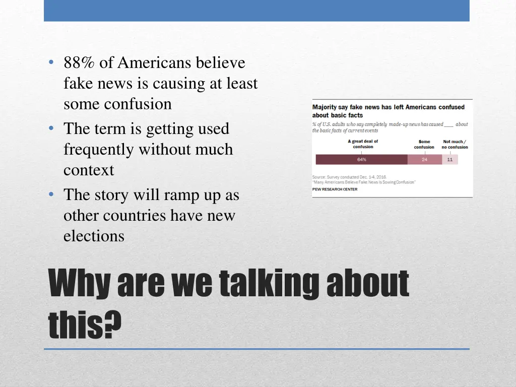 88 of americans believe fake news is causing