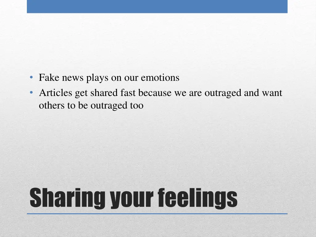 fake news plays on our emotions articles