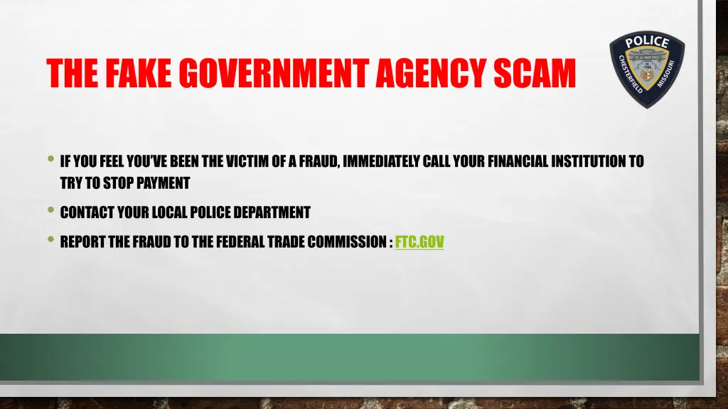 the fake government agency scam 4